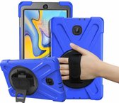 Samsung Galaxy Tab A 8.0 (2017) Cover - Hand Strap Armor Case - Blauw