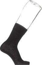 Bonnie Doon Wol/Katoen Sok Zwart Heren maat 39/42 - Buitenkant 70% Fijne Wol - Binnenkant Katoen - Niet irriterend - Heerlijk warm - Gladde Naden - Zeer Comfortabel - Wollen sokken