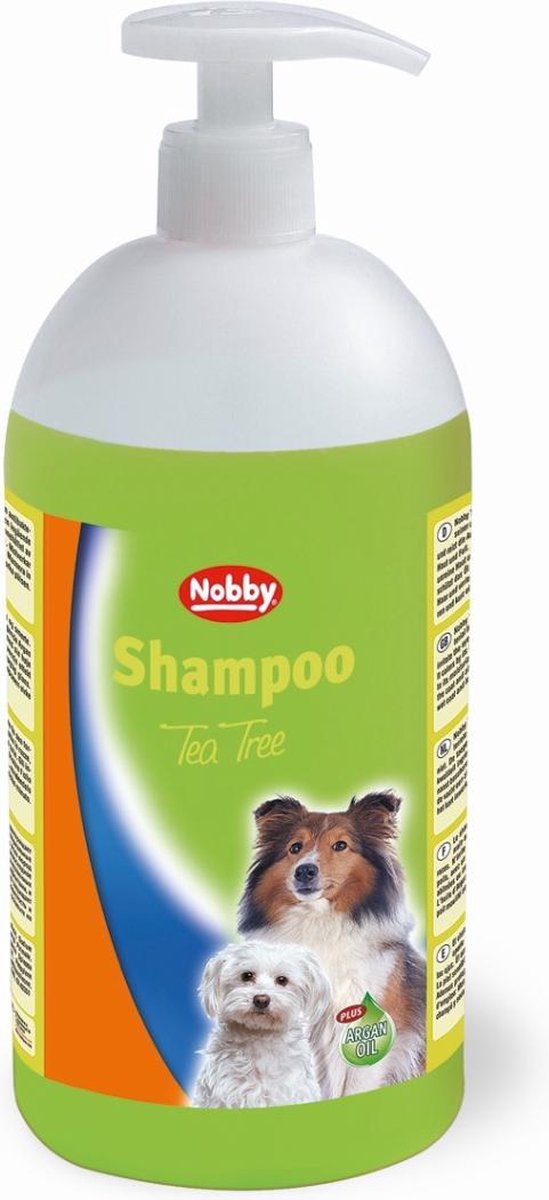 Nobby shampoo tea tree - hond - met arganolie | bol.com