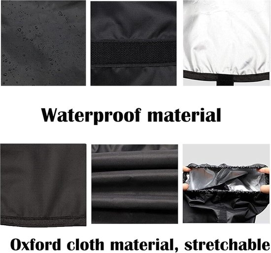 Allecto Plus - Golf Tas Regenhoes Waterdicht Zwart - Regen Cape voor Golf Bags - Golf Regen Cover - Draagbare Golf Regenkap - Golf Tas Push Carts - Beschermhoes voor golftas - Outdoor gebruik van Allecto Plus — afbeelding 4