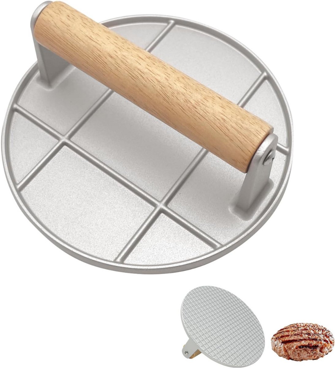 CLGP® Burger Smasher - Grill Press - Gietijzeren Bakplaat