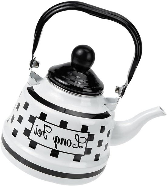 Rice Stijlvolle Thermoskan met vogeltje op deksel, Mintkleurig 1 liter - JoMilly Vintage