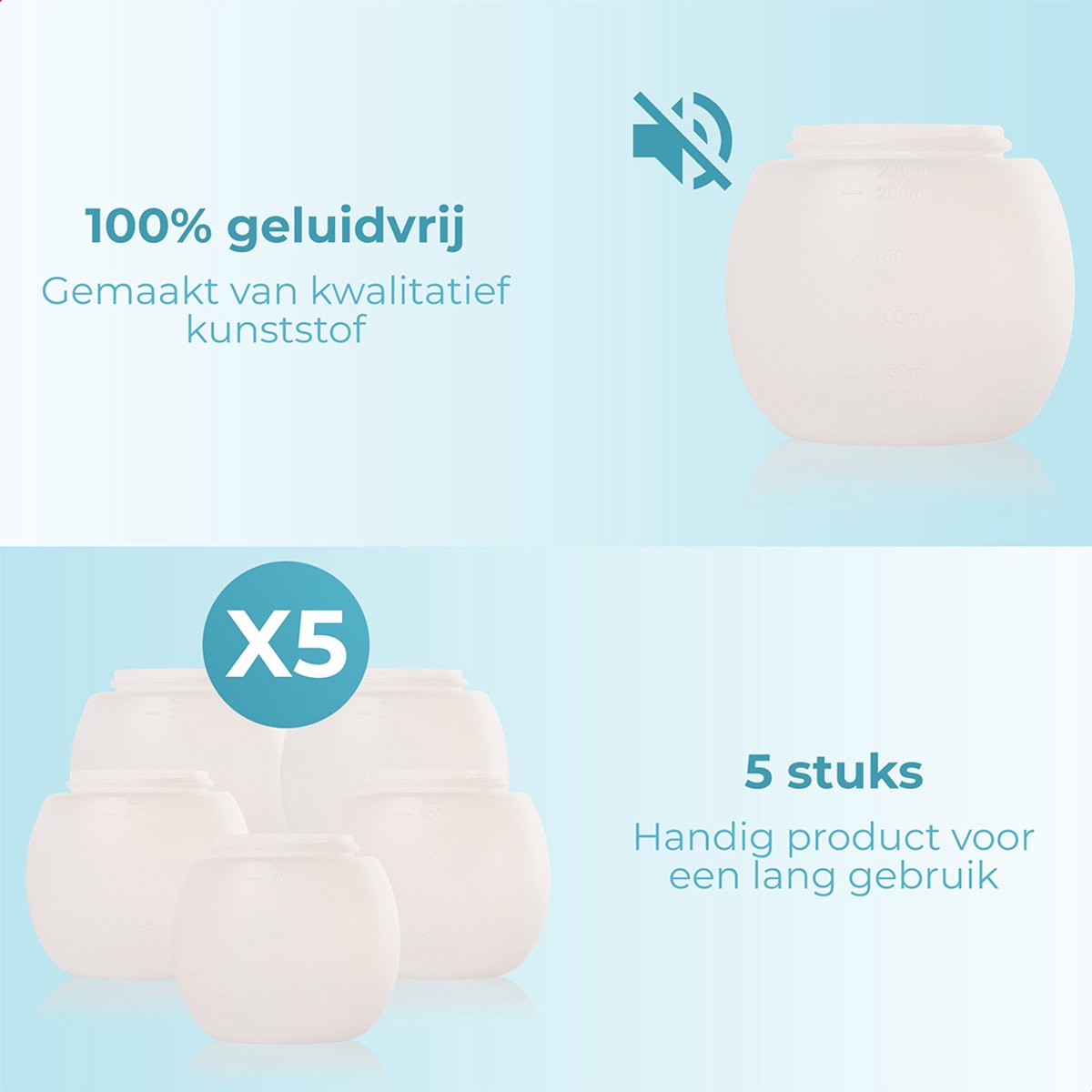 FAVE® Doseerbol - 5 Stuks - 230 ML - Wasbollen Wasmachine - Duurzame Wasballen - Wasbolletje Wasmiddel Vloeibaar — afbeelding 4