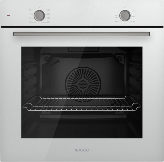 Foto: Wiggo wo b608 w inbouw heteluchtoven 68l hetelucht functie soft close deur energieklasse a wit 5 jaar garantie