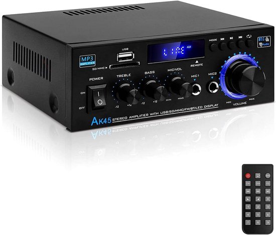 CLGP® Audio Versterker - Stereo Versterker - Amplifier- Complete Set