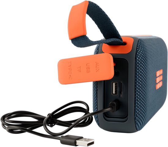 BIGBEN PARTY - PARTY SPEAKER BLUETOOTH SPORT - BLAUW / ORANJE van Bigben — afbeelding 2