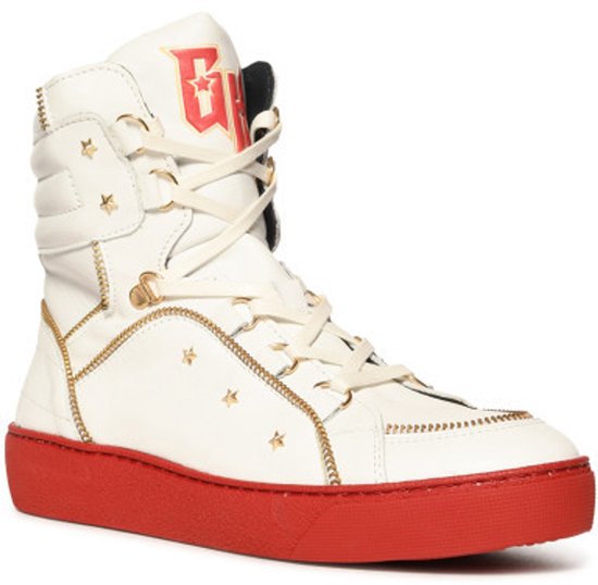 Tommy Hilfiger Dames Signature Leather Sneakers Wit maat 37 bol