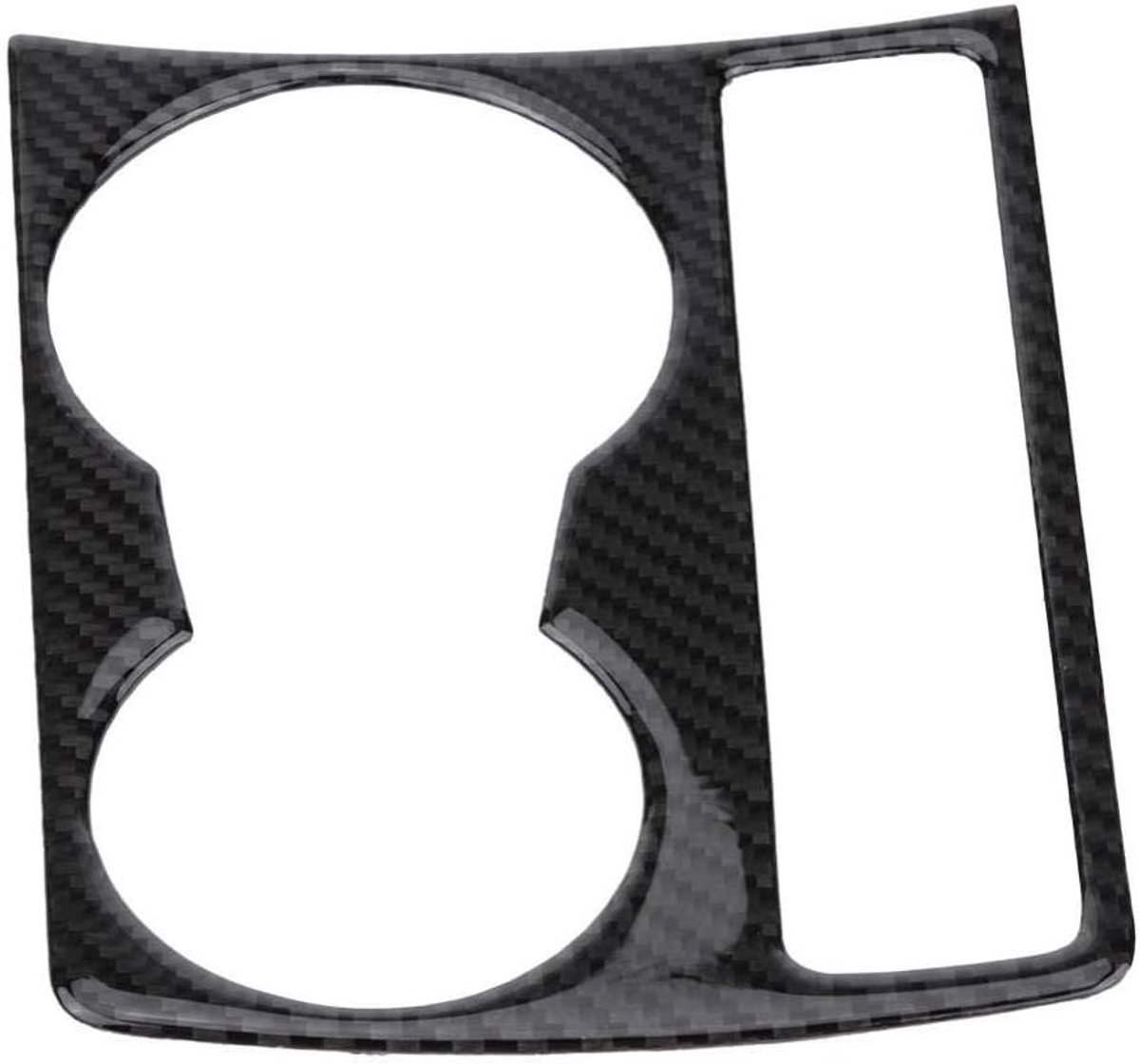 Allecto Plus - Auto Centrale Console Cover Panel Trim met Water Cup Houder voor B8 2009-2015 - Handig Accessoire voor Auto Interieur met Bekerhouder - Duurzaam Design