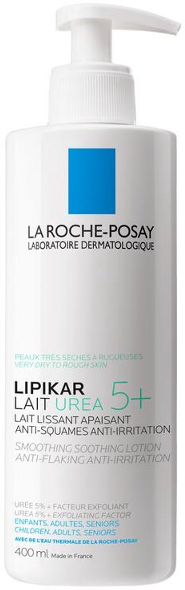 Goedkoopste La Roche-Posay Lipikar Lait Urea 5 Bodylotion - Verzachtende, Gladmakende Melk - voor een Zeer Droge, Ruwe en Schilferige Huid - 400ml