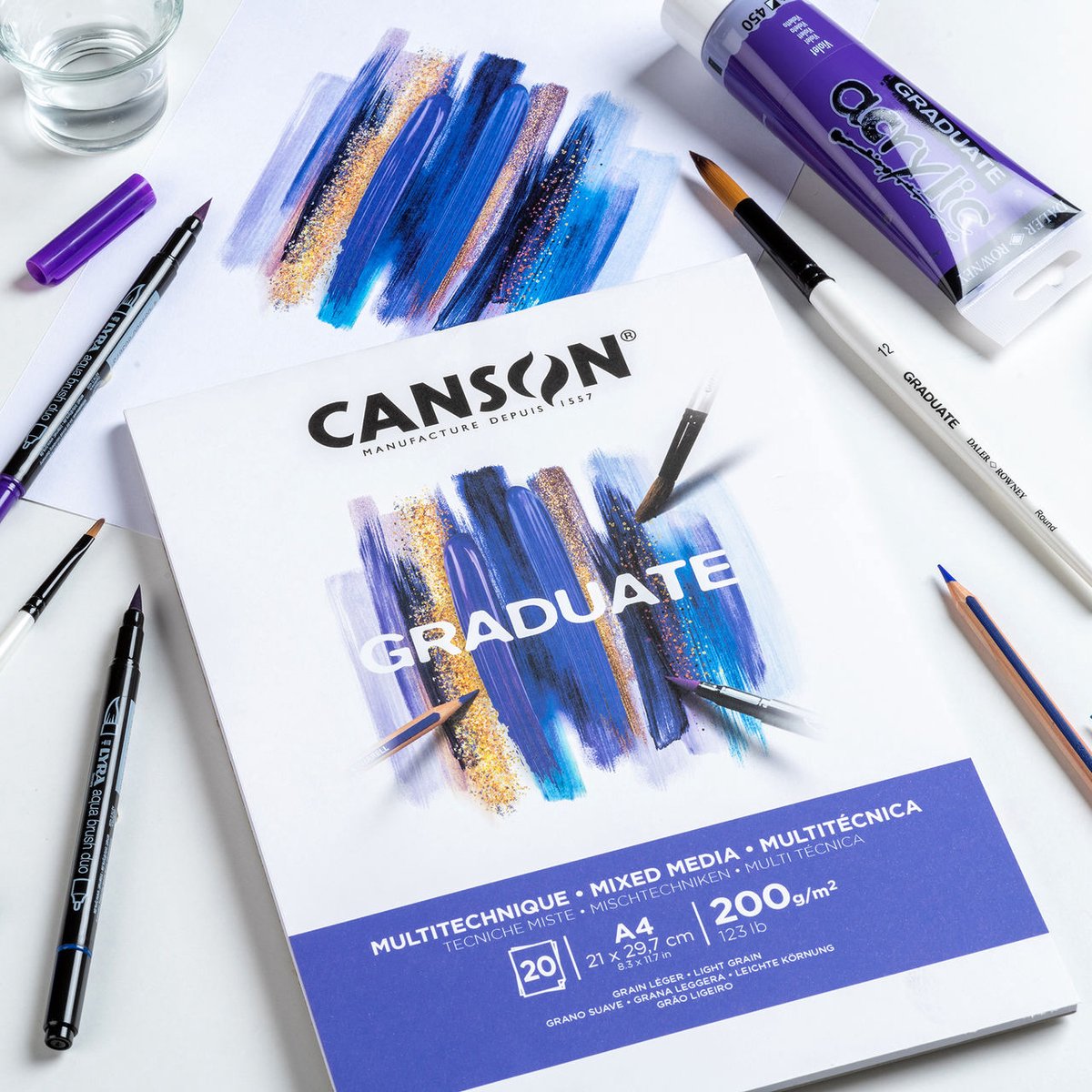 Canson Graduate Kunstpapier 20 vel