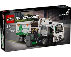 foto van LEGO Technic Mack LR Electric vuilniswagen - 42167