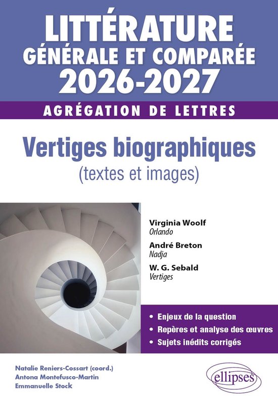 Agrégation de Lettres 2026-2027. Littérature générale et ... - cover
