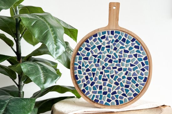 Little Creations DIY pakket - Mozaïek ronde borrelplank