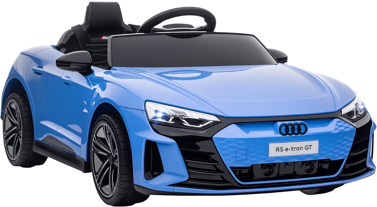 HOMCOM-Elektrische kinderauto-103x58x41cm-PP-Blauw