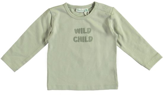 T-shirt Babylook Wild Child - Taille 68 - Gris minéral