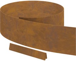 vidaXL - Roestig - 450 - x - 20 - cm - Cortenstaal