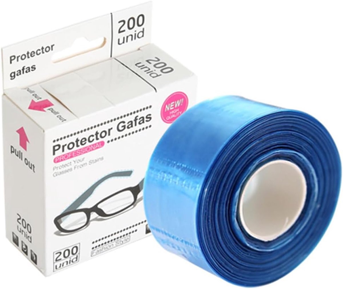 Professionele Wegwerpbrilhoezen - Wegwerpbrillen voor Kappers - Beschermhoezen voor Haar - 15 x 3 cm - Vervangingen voor Brilpoten