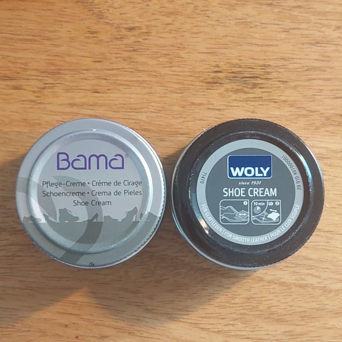1 potje Woly / Bama G56 schoen creme voor glad leer - 50ml schoenpoets - 008 Grijs