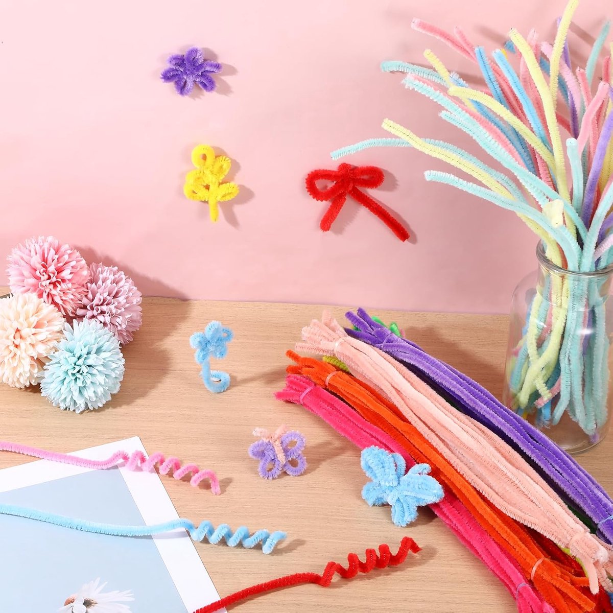 Kunst en ambachten benodigdheden voor kinderen-1400 stuks in draagtas