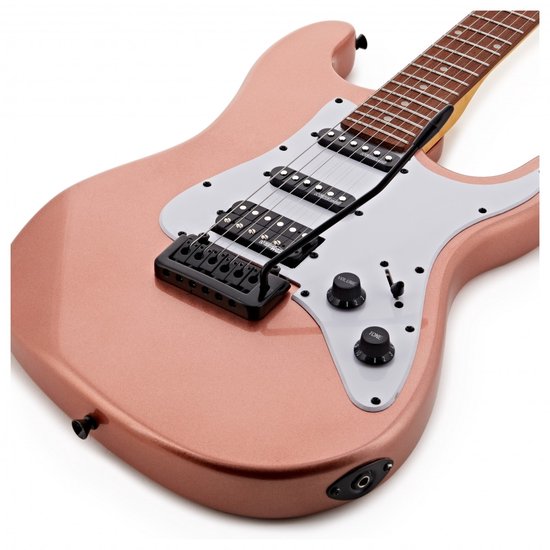 Guitare électrique moderne LA Select par Gear4music, rose | bol