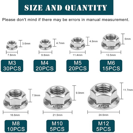 10 stuks M3 M4 M5 M6 roestvrijstalen loodafdichtingsschroef met gat for