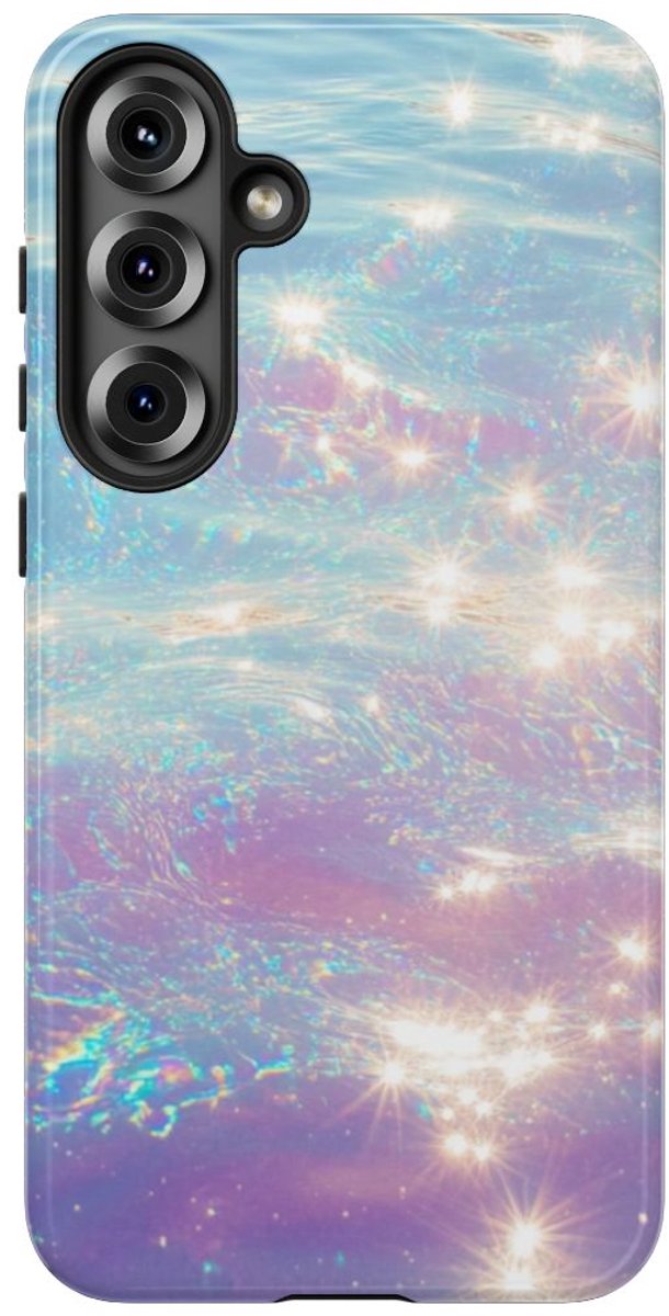 Iridescerend Waterglans Ontwerp – Telefoonhoesje Geschikt voor Samsung Galaxy S25 Plus