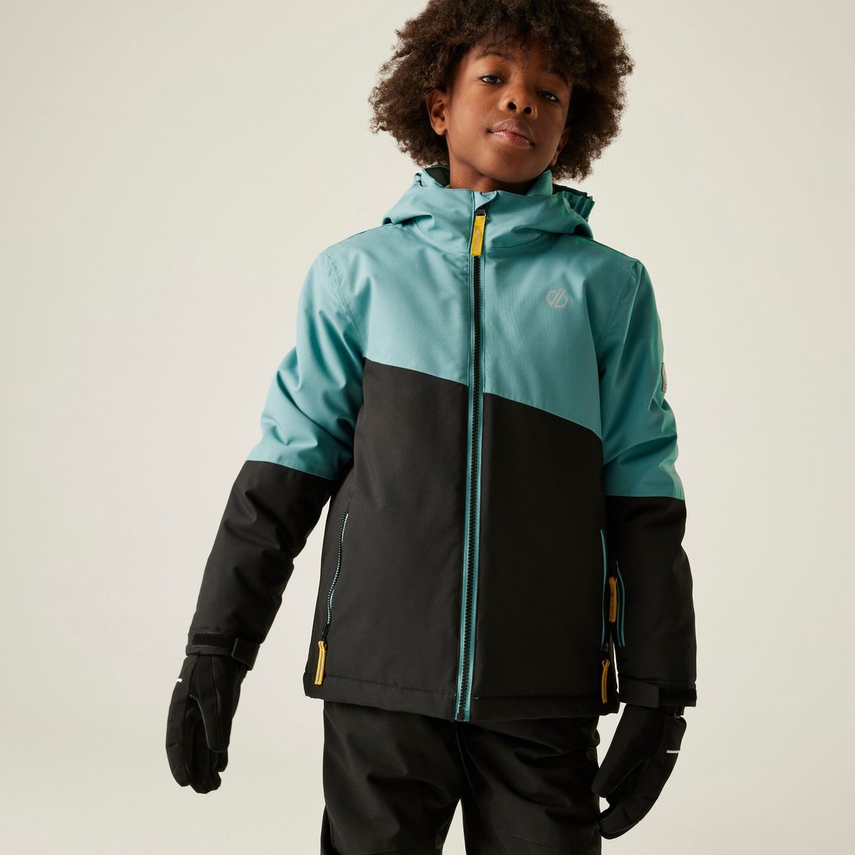 Snow Basher waterdichte ademende isolerende ski-jas voor kinderen Groen