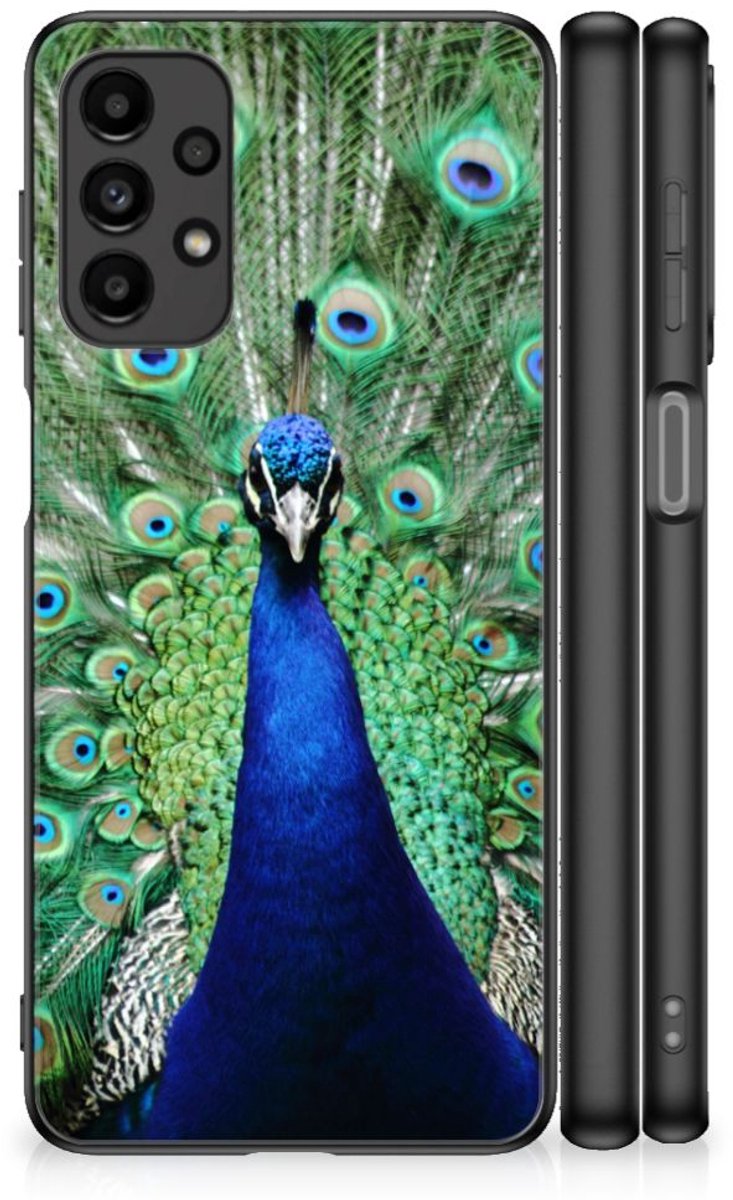 Samsung Galaxy A13 4G Dierenprint Telefoonhoesje Pauw