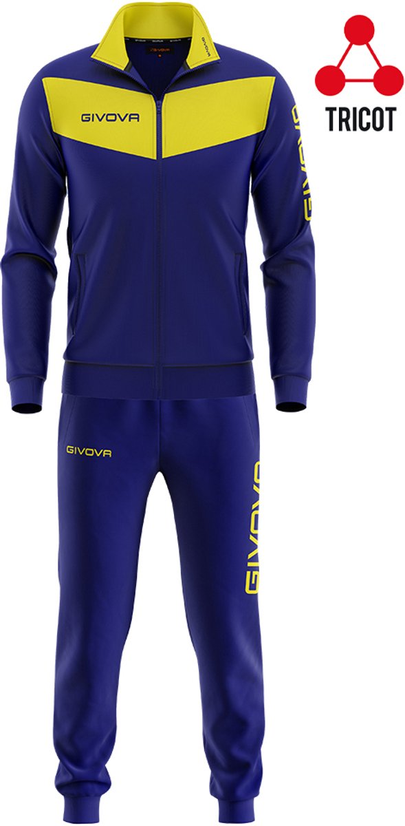 Givova Luxury Visa Trainingspak Blauw,Grijs S Man