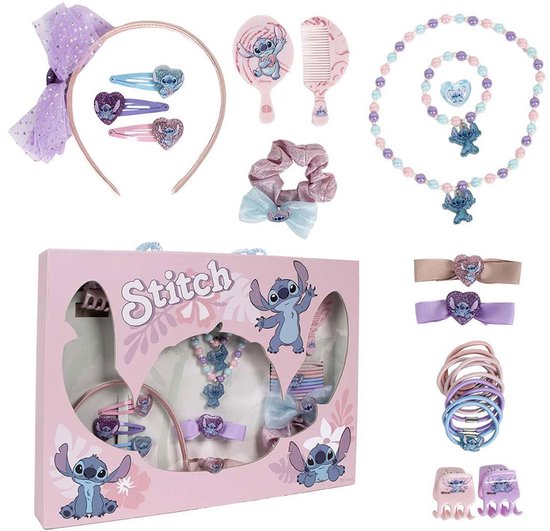 Disney : Lilo & Stitch - Set de beauté (brosse, deux chouchous, une