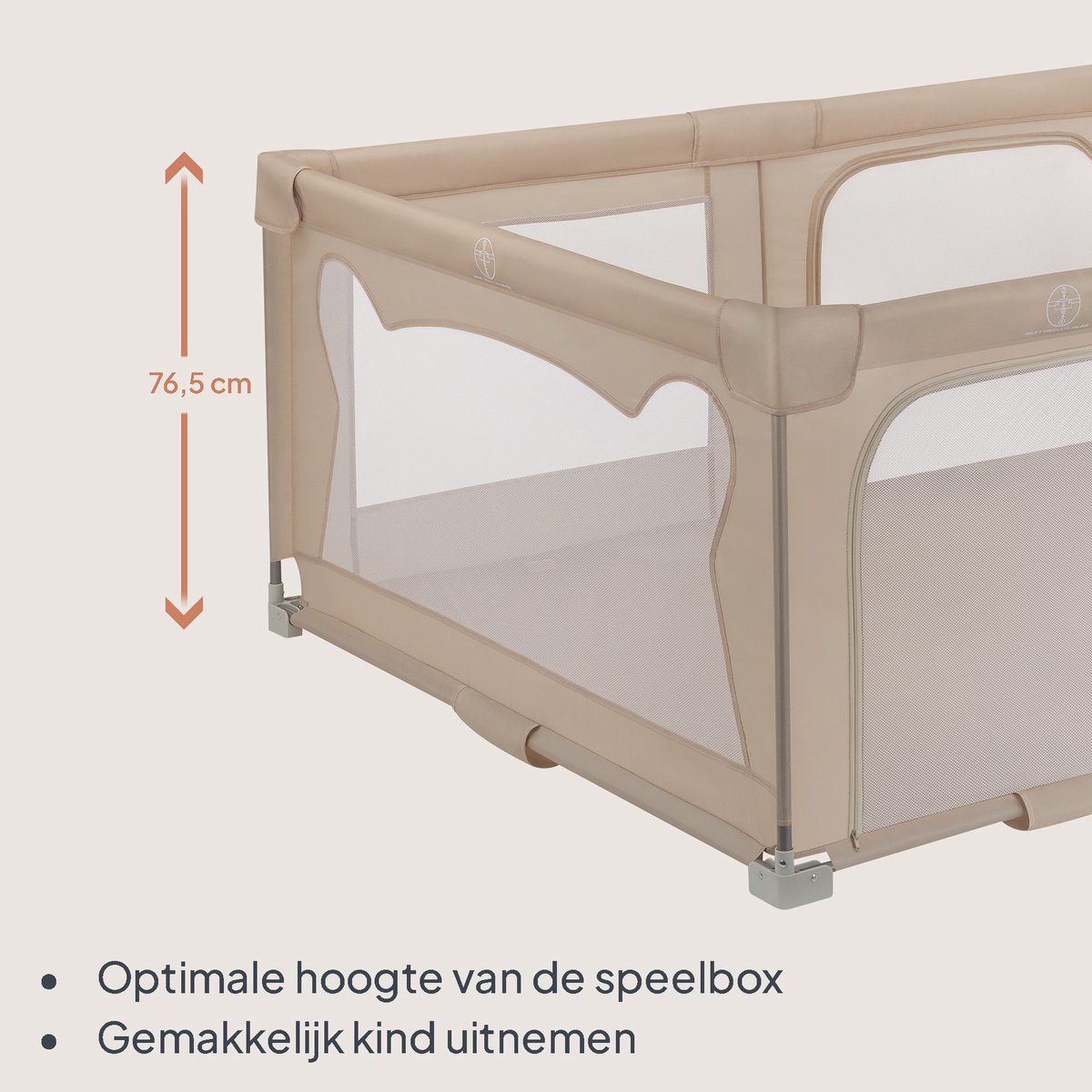 LIONELO Florence – Parc Bébé Pliable 150 X 180 X 75 Cm, Facile à Monter Et Plier, Sécurisé, Portable, Idéal Pour La Maison Et Les Voyages - 6