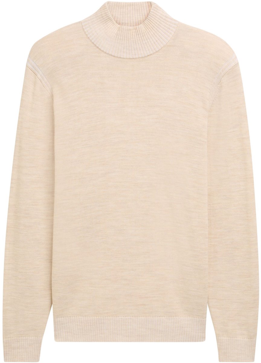 Tom Tailor Trui Gemeleerde Trui Met Highneck 1043250xx10 36107 Mannen Maat - M