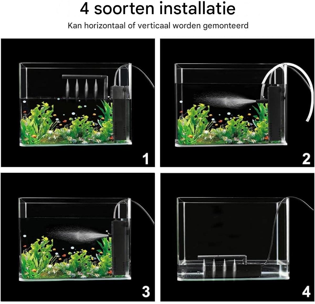 EXCITAT Aquarium pomp - 300L/H Waterpomp thumbnail 6