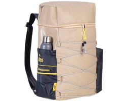 NOMAD® x Fraenck Rugzak | Beige | 30 liter Upcycled Backpack | Gemaakt van Slaapzak & Bannerdoek | Uniek & Duurzaam | Limited Edition