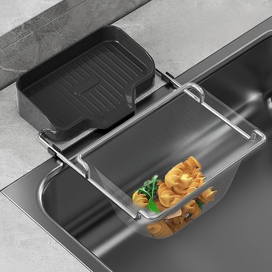 Rangement Cuisine Passoire Pliable Pour évier - Avec 50 Sacs Filtrants - Gris/noir - Filtre Déchets Cuisine Accessoire Cuisine Anti Gaspi Rangement Cuisine Passoire Pliable Pour évier - Avec 50 Sacs Filtrants - Gris/noir - Filtre Déchets Cuisine Accessoire Cuisine Anti Gaspi