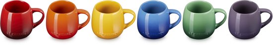 Tasses Le Creuset Vancouver Coupe 320 ml Couleurs arc-en-ciel Set de 6