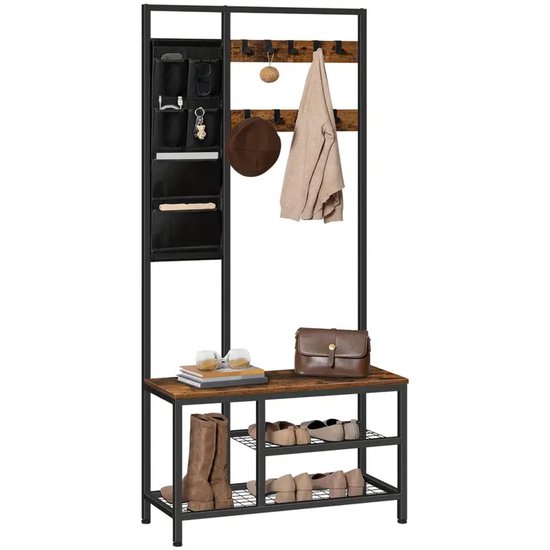 kledingrek kapstok Vloer Kapstok 12 Haken Kleding Stand