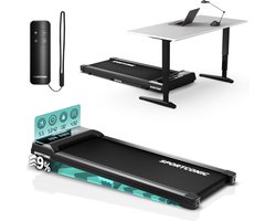 Sportconic Loopband 1-6km/u - Walking pad met Hellingfunctie - Wandelband voor onder het Bureau - Incl. Afstandsbediening