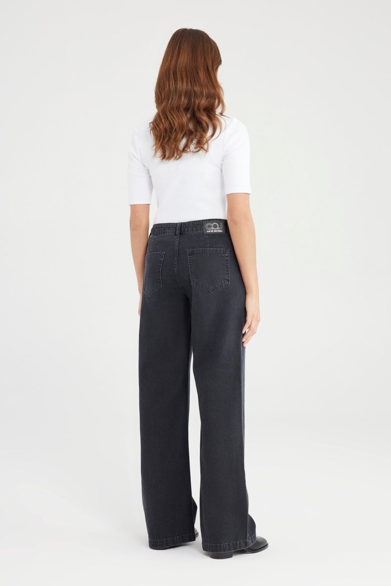 COJ - Maxine - Wide Leg Jeans - Black VT