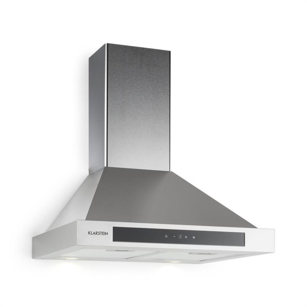 Klarstein Zelda afzuigkap - edelstaal - 60cm wandmontage 620 mÂł/h Touch Timer