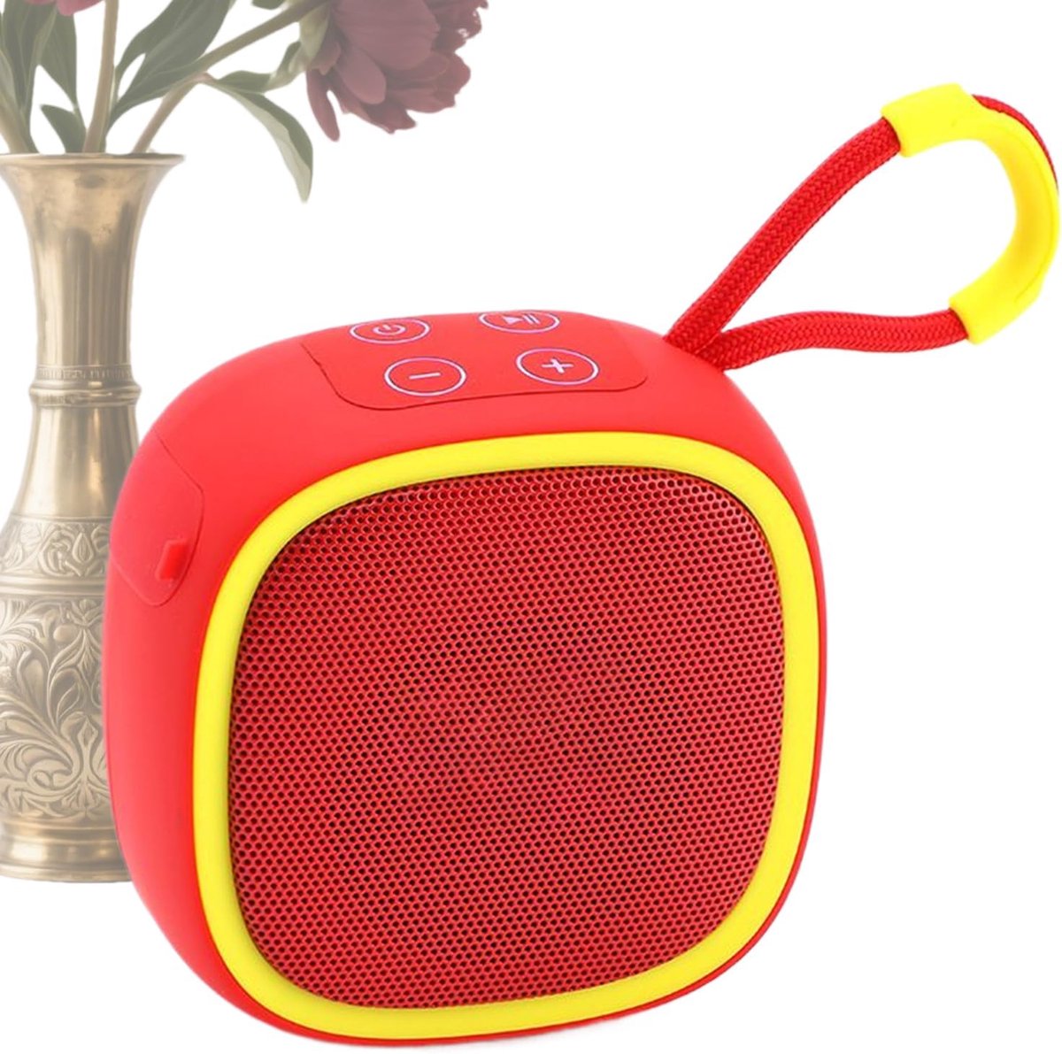 Bluetooth-luidspreker voor buiten, draadloze subwoofer, mini-luidspreker - rood