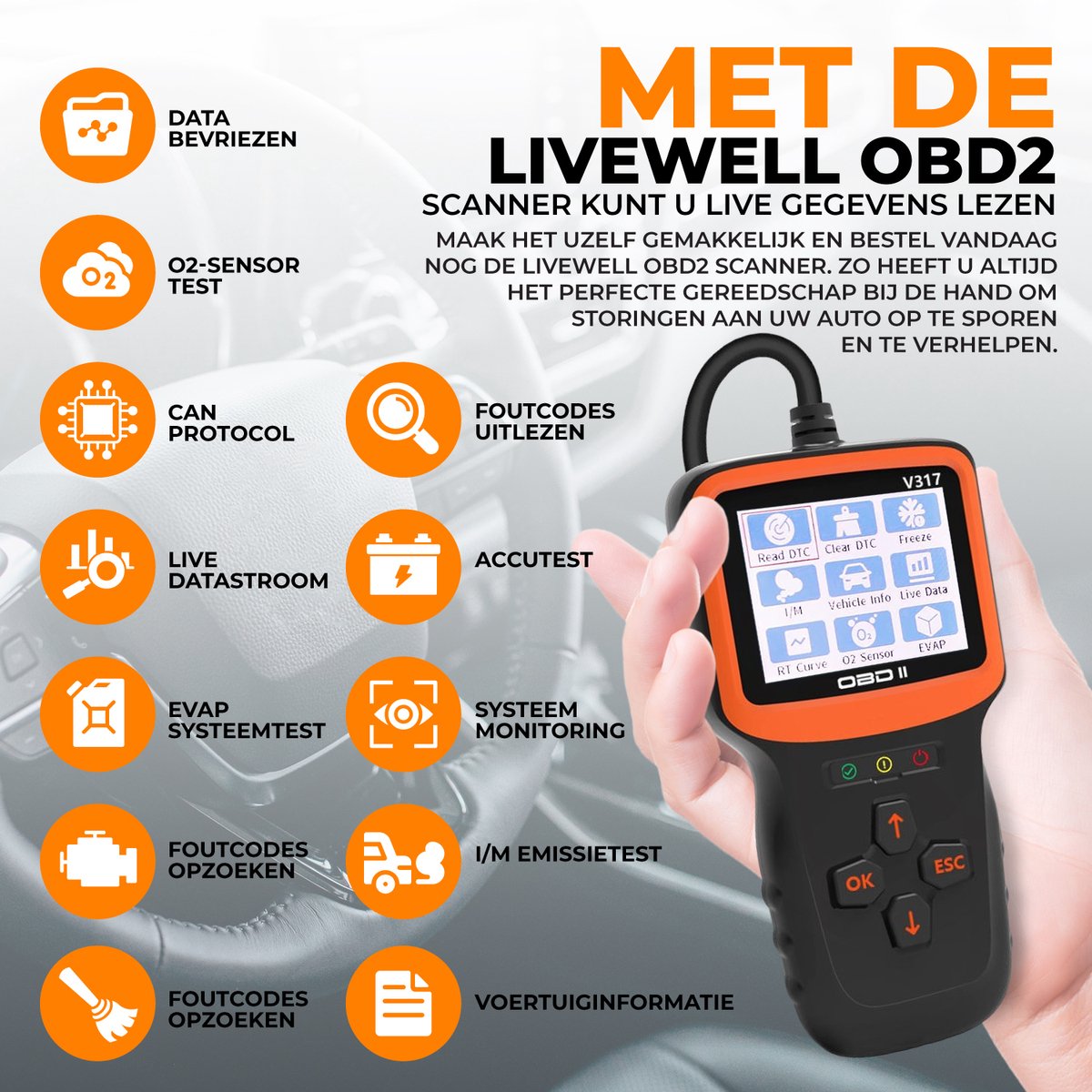 Livewell OBD2 Scanner - Auto uitlezen thumbnail 3
