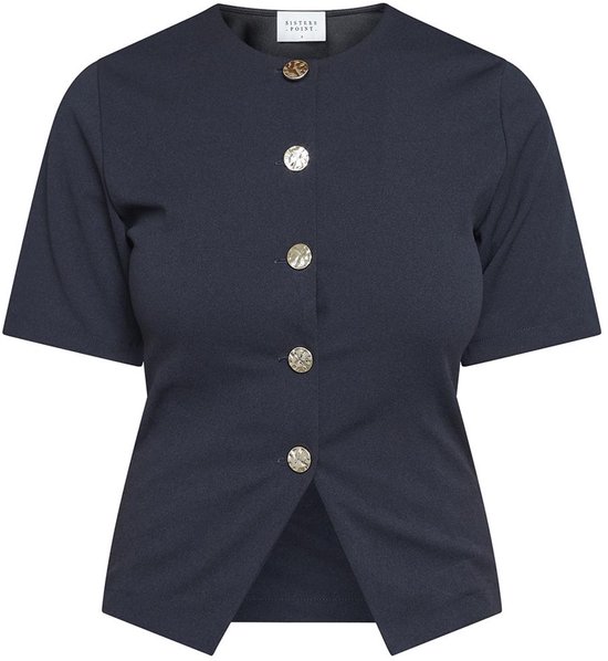 SisterS point Blouse Gova Top 19073 Black Dames