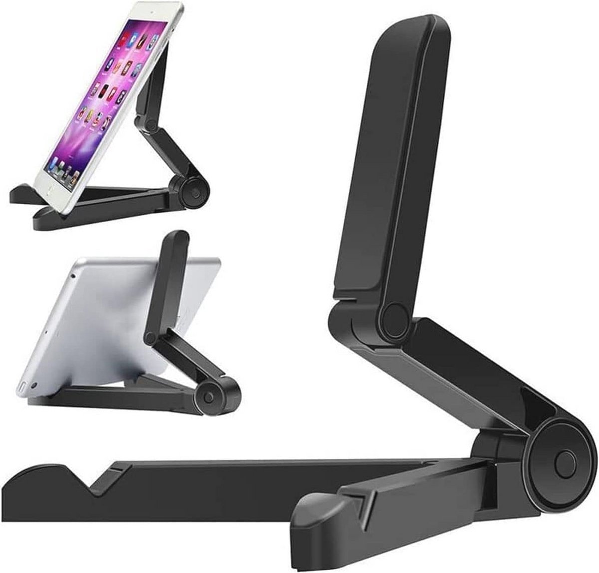 Verstelbare Telefoon- en Tablet Houder voor Mobiele Apparaten - Draagbare Standaard voor 11 Inch Scherm