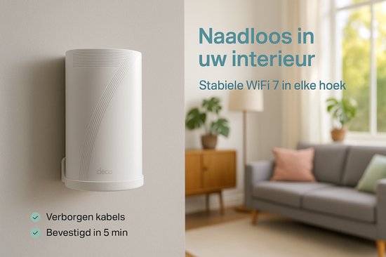 Wandhouder basis voor Tp-link Deco X20 / X50 / X60