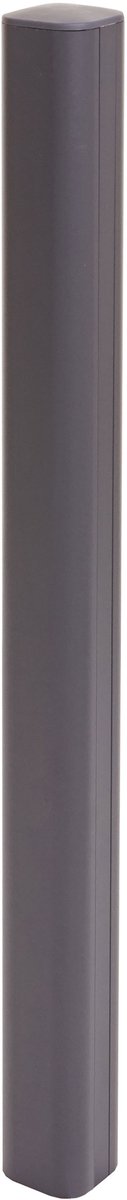 Aluminium paal Sarthe WPC afrastering, pijlerpaal, insteeksysteem ~ 98cm, grijs
