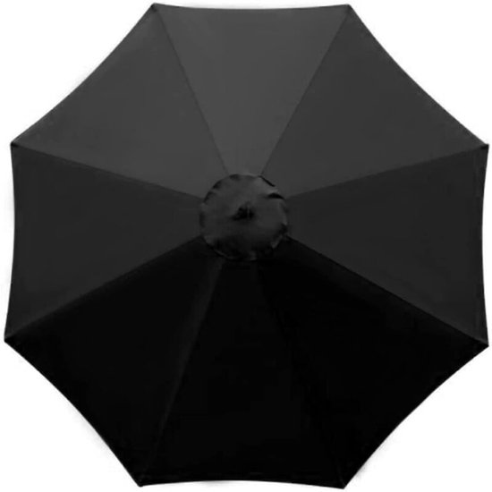 3m Parasol Vervangende Luifel - Waterdicht Anti-UV, Rood, Voor 8 Baleinen