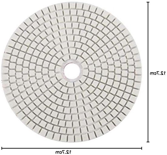 Polijstschijf 320 Grit Nonwoven voor Polijsten Metaal en Hout, Nylon