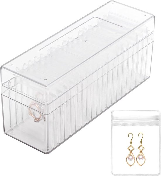 Acryl Sieraden Organizer, Stofdicht Duurzaam Sterk Acryl Sieraden Doos voor Kaptafel Acryl Sieraden Organizer, Stofdicht Duurzaam Sterk Acryl Sieraden Doos voor Kaptafel