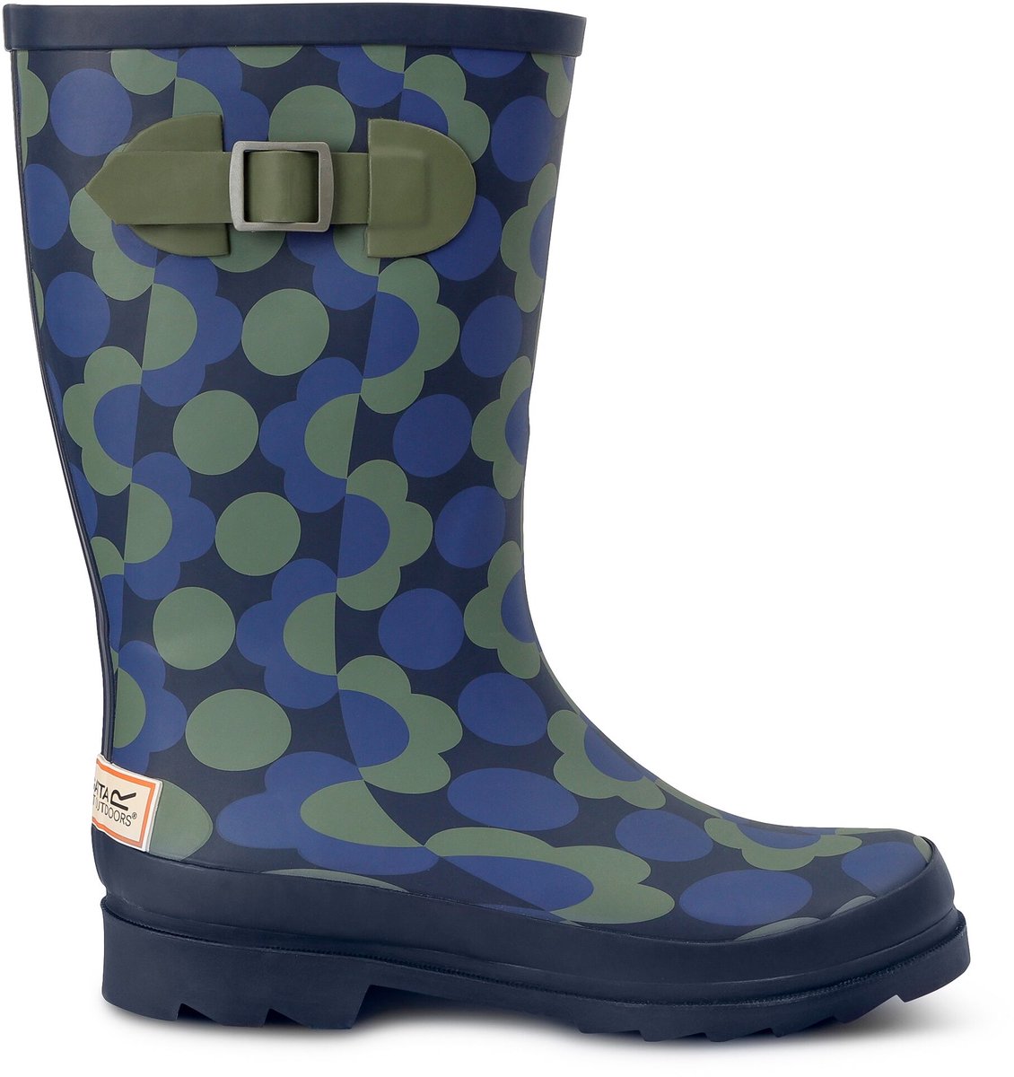 De Orla Quarter Welly wandelregenlaarzen voor dames Blauw